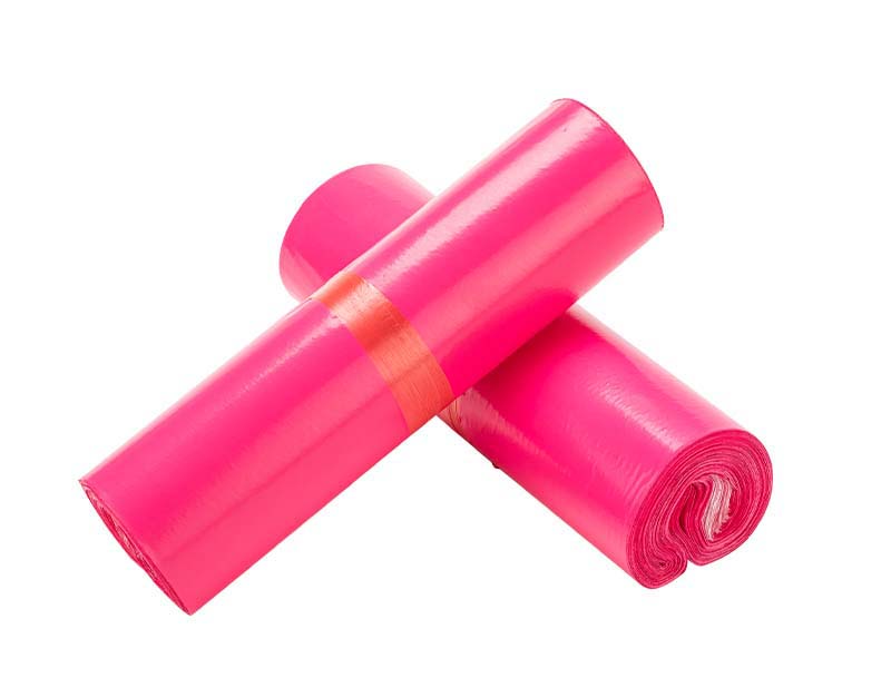 福建玫红色快递袋-02